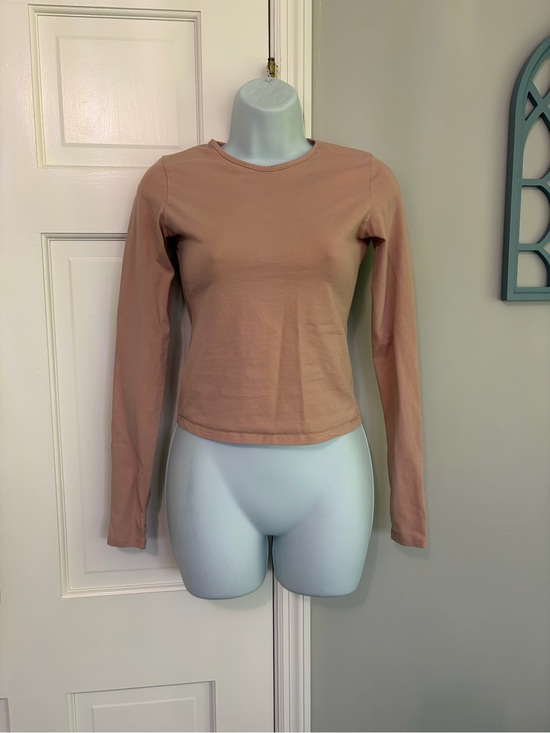 Acorn Tops - Acorn Long Sleeve Crewneck Top in Mauve